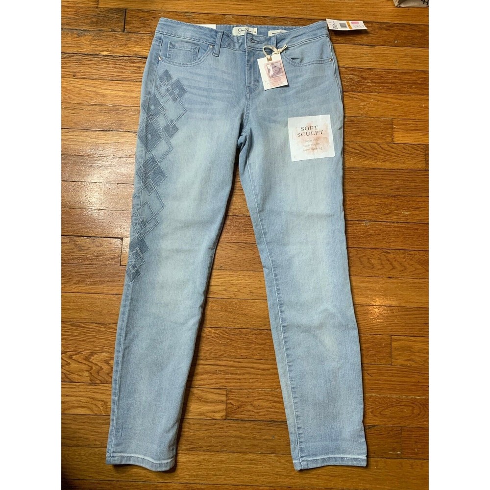 Jessica Simpson Sculpt Forever Rolled Mid Rise Skinny Jeans